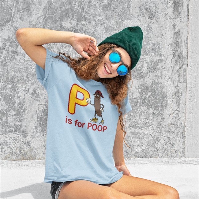 Shirts With Threatening Auras P Is For Poop Sweatshirt