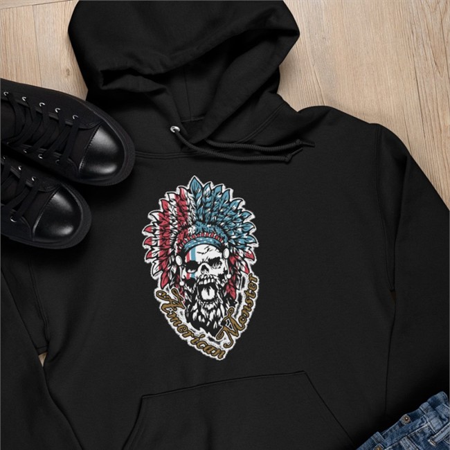 Patriotic Headdress American Monster Sweatshirt