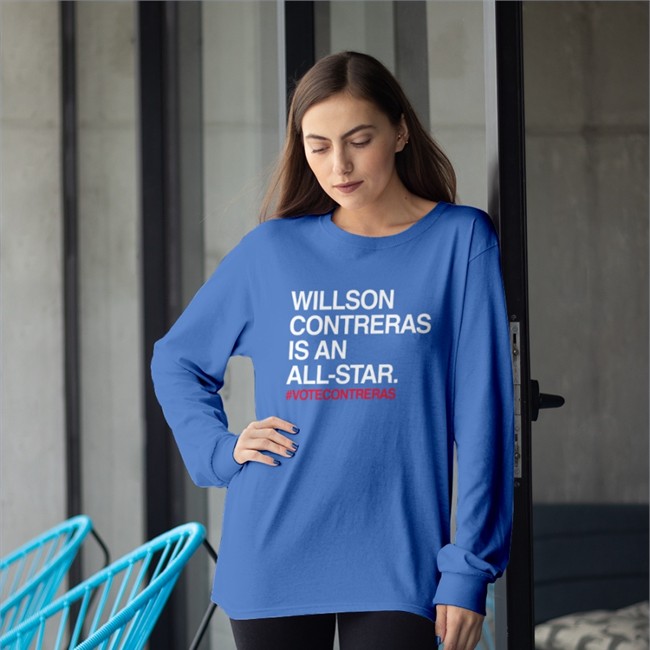 Willson Contreras Is An All Star Hoodie Obvious Shirts Chicago Cubs Vote Cubs