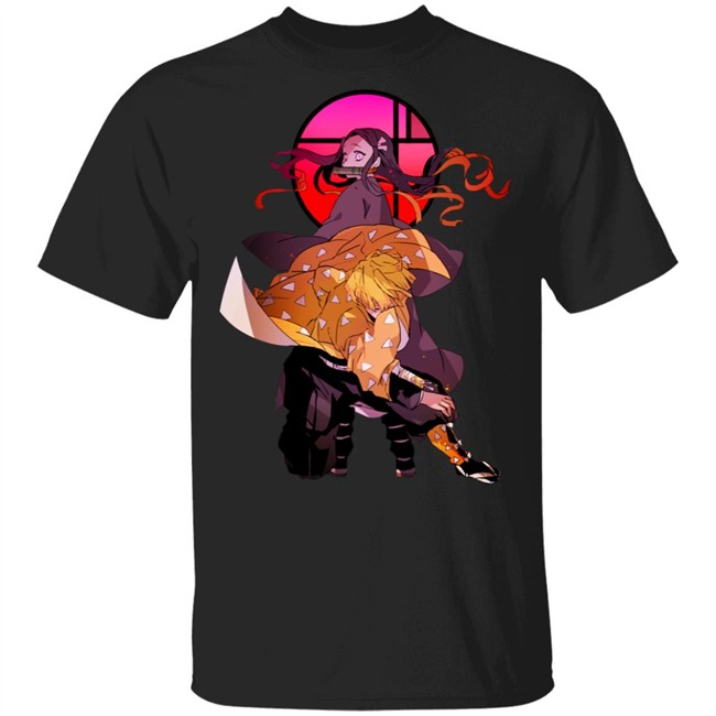 Render Demon Slayer Hoodie kimetsu no yaiba Nezuko x zenitsu anime black hoodie Sweatshirt Render Demon Slayer Hoodie kimetsu no yaiba Nezuko x zenitsu anime black hoodie Sweatshirt