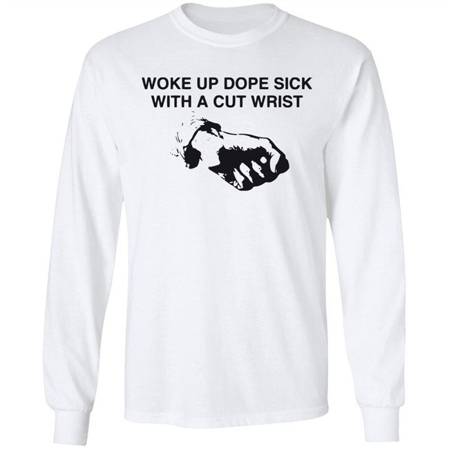 Fuck The Population 2020 Woke Up Dope Sick With Cut Wrists Shirt Sb Tee Early 2016 With Sayings Fuck The Population 2020 Woke Up Dope Sick With Cut Wrists Shirt Sb Tee Early 2016 With Sayings