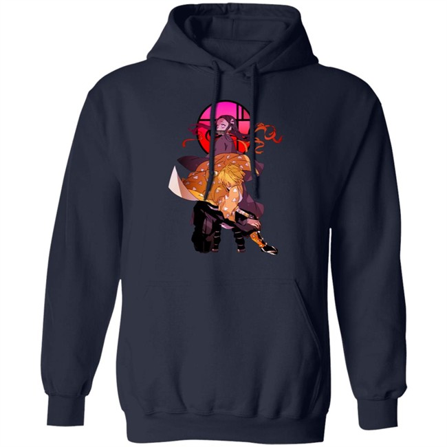 Render Demon Slayer Hoodie kimetsu no yaiba Nezuko x zenitsu anime black hoodie Sweatshirt Render Demon Slayer Hoodie kimetsu no yaiba Nezuko x zenitsu anime black hoodie Sweatshirt