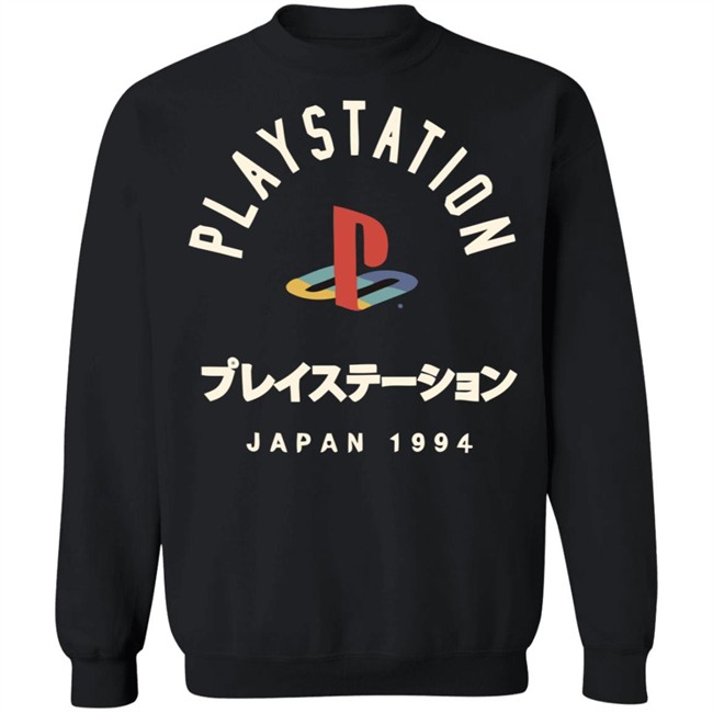 Vintage 1994 PlayStation Hoodie Black Sweatshirt Vintage 1994 PlayStation Hoodie Black Sweatshirt