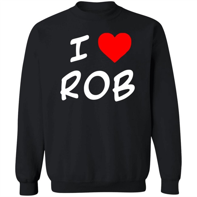 Boston Rob Shop Merch I Heart Rob Tee Shirt Boston Rob Shop Merch I Heart Rob Tee Shirt