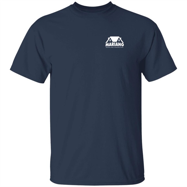 Mariano Construction Navy Tee Shirt Mariano Construction Navy Tee Shirt