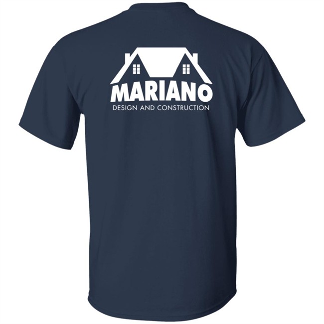Mariano Construction Navy Tee Shirt Mariano Construction Navy Tee Shirt
