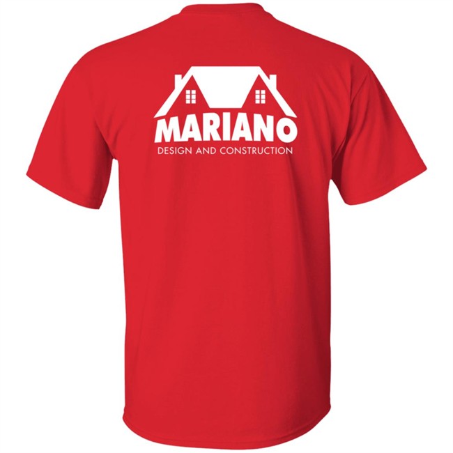 Mariano Construction Navy Tee Shirt Mariano Construction Navy Tee Shirt