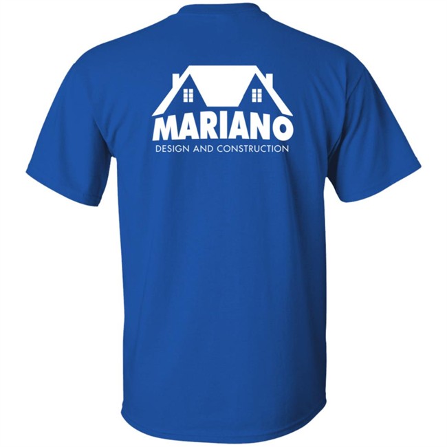 Mariano Construction Navy Tee Shirt Mariano Construction Navy Tee Shirt