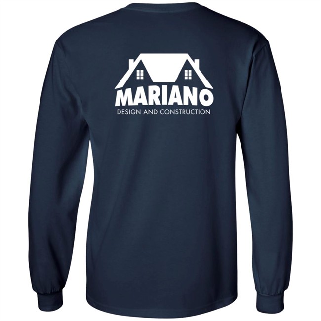 Mariano Construction Navy Tee Shirt Mariano Construction Navy Tee Shirt