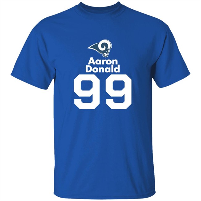 Los Angeles Rams Aaron Donald No T Shirt Los Angeles Rams Aaron Donald No T Shirt
