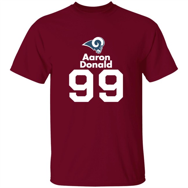 Los Angeles Rams Aaron Donald No T Shirt Los Angeles Rams Aaron Donald No T Shirt