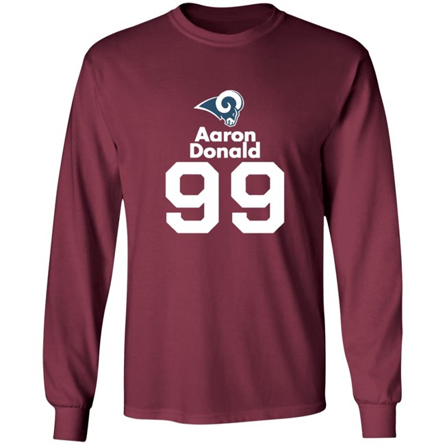 Los Angeles Rams Aaron Donald No T Shirt Los Angeles Rams Aaron Donald No T Shirt