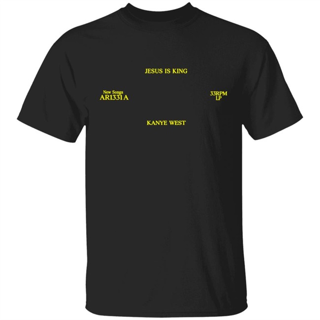 JESUS IS KING MERCH VINYL II T SHIRT
