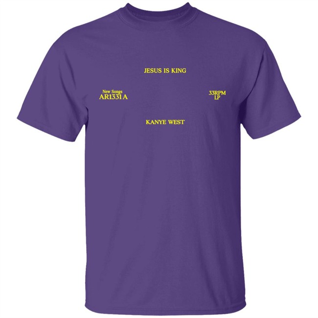 JESUS IS KING MERCH VINYL II T SHIRT JESUS IS KING MERCH VINYL II T SHIRT