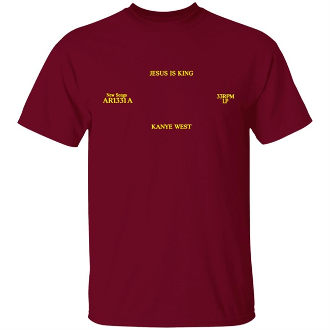 JESUS IS KING MERCH VINYL II T SHIRT JESUS IS KING MERCH VINYL II T SHIRT