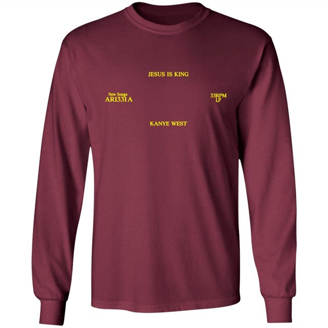JESUS IS KING MERCH VINYL II T SHIRT JESUS IS KING MERCH VINYL II T SHIRT