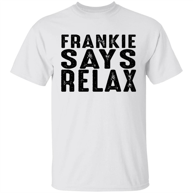 Frankie Say Relax Vintage White Short 80's New Wase Shirt
