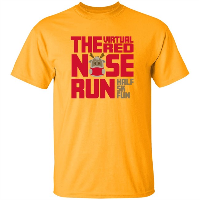 Red Nose Run Half Marathon 5K Tee Shirt Red Nose Run Half Marathon 5K Tee Shirt