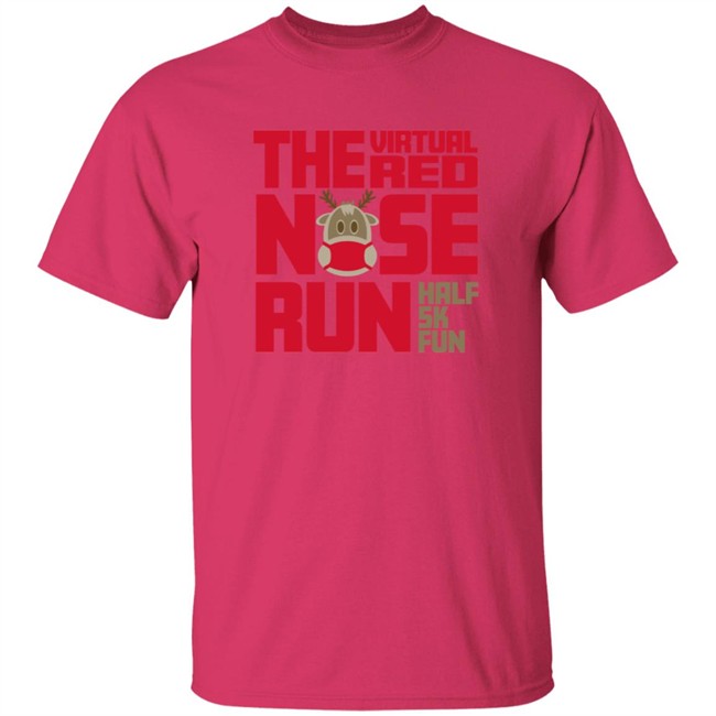 Red Nose Run Half Marathon 5K Tee Shirt Red Nose Run Half Marathon 5K Tee Shirt