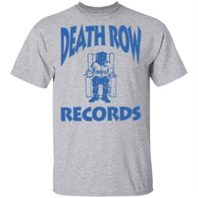 Ripple Junction Death Row Records Airbrush Tee Blue Logo Shirt white T Shirt Ripple Junction Death Row Records Airbrush Tee Blue Logo Shirt white T Shirt