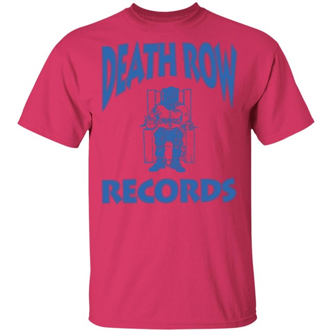 Ripple Junction Death Row Records Airbrush Tee Blue Logo Shirt white T Shirt Ripple Junction Death Row Records Airbrush Tee Blue Logo Shirt white T Shirt