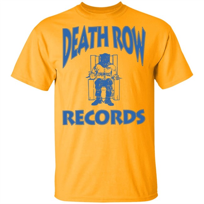 Ripple Junction Death Row Records Airbrush Tee Blue Logo Shirt white T Shirt Ripple Junction Death Row Records Airbrush Tee Blue Logo Shirt white T Shirt