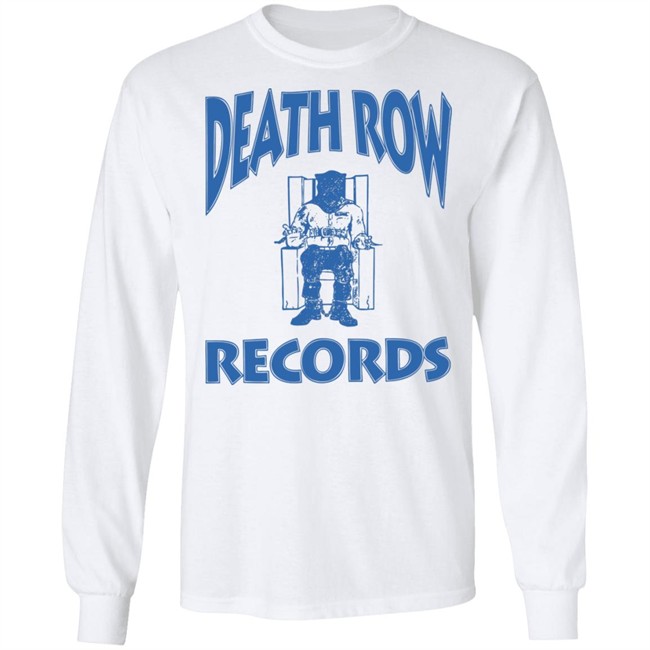 Ripple Junction Death Row Records Airbrush Tee Blue Logo Shirt white T Shirt Ripple Junction Death Row Records Airbrush Tee Blue Logo Shirt white T Shirt
