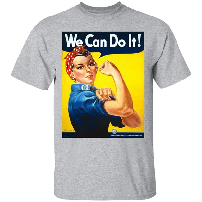 Rosie the Riveter We Can Do It White T-shirt Rosie the Riveter We Can Do It White T-shirt