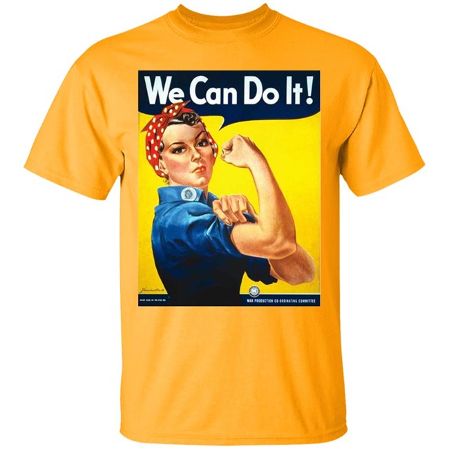 Rosie the Riveter We Can Do It White T-shirt Rosie the Riveter We Can Do It White T-shirt