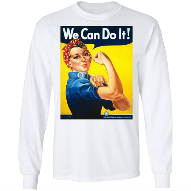 Rosie the Riveter We Can Do It White T-shirt Rosie the Riveter We Can Do It White T-shirt
