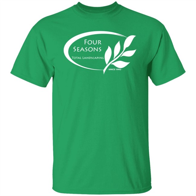 Four Seasons Total Landscaping Green Shirt