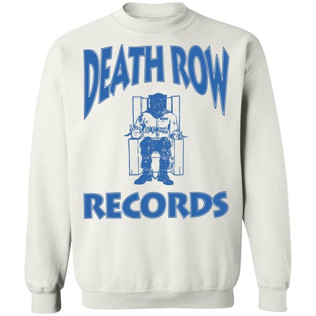Ripple Junction Death Row Records Airbrush Tee Blue Logo Shirt white T Shirt Ripple Junction Death Row Records Airbrush Tee Blue Logo Shirt white T Shirt