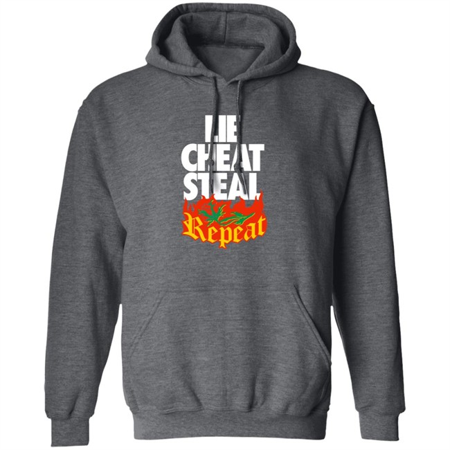 Pro Wrestling Merch Lie Cheat Steal Repeat Shirt Pro Wrestling Merch Lie Cheat Steal Repeat Shirt