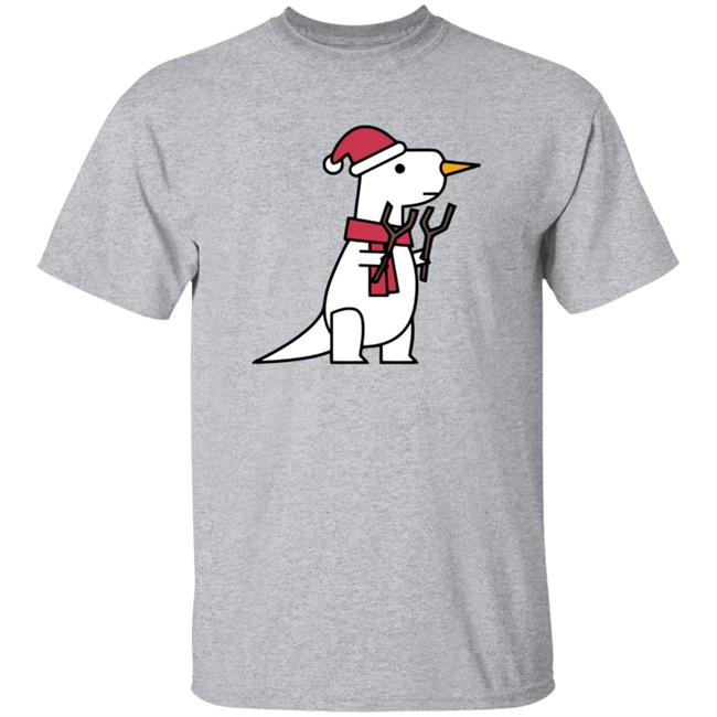Shop Dinosaur Merch Store Snowman T Rex SweatShirt Shop Dinosaur Merch Store Snowman T Rex SweatShirt