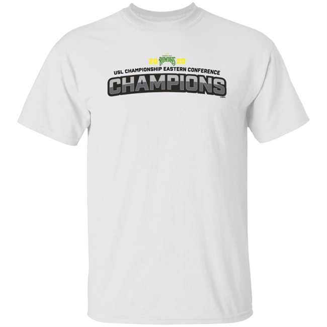 2020 Tampa Bay Rowdies Eastern Champion Tee Shirt 2020 Tampa Bay Rowdies Eastern Champion Tee Shirt