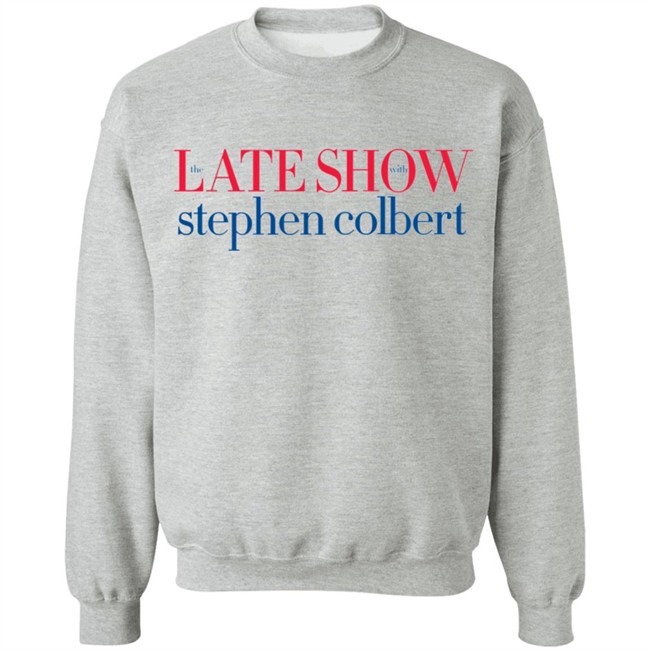 The Late Show With Stephen Colbert White Shirt The Late Show With Stephen Colbert White Shirt