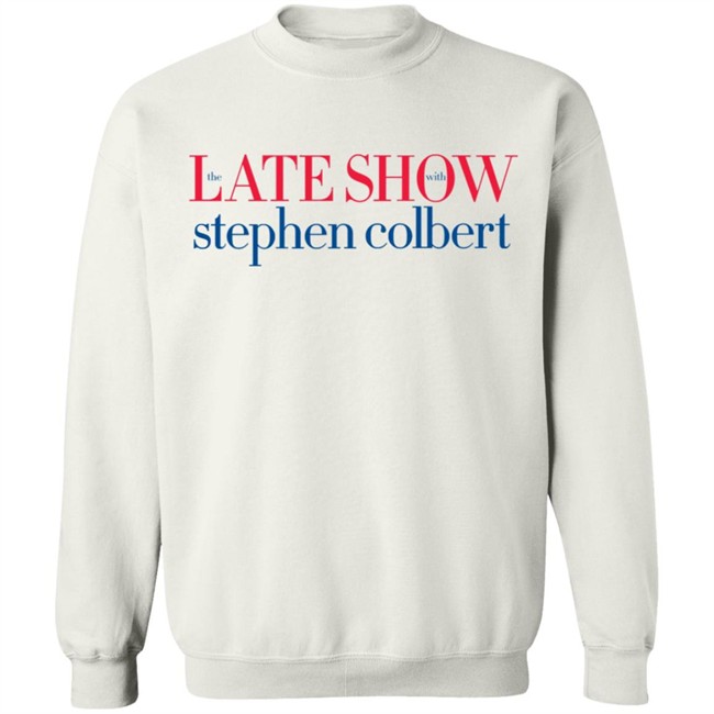 The Late Show With Stephen Colbert White Shirt The Late Show With Stephen Colbert White Shirt