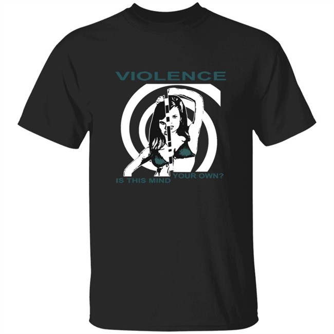 Oliver Francis Merch Violence Is This Mind Your Own Split Girl T Shirt