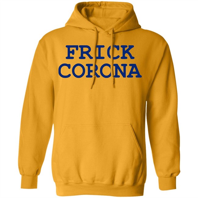 Frick Corona Baylenlevine Hoodie Baylenlevine Hoodie Sweatshirt Frick Corona Gold Hooded Sweatshirt