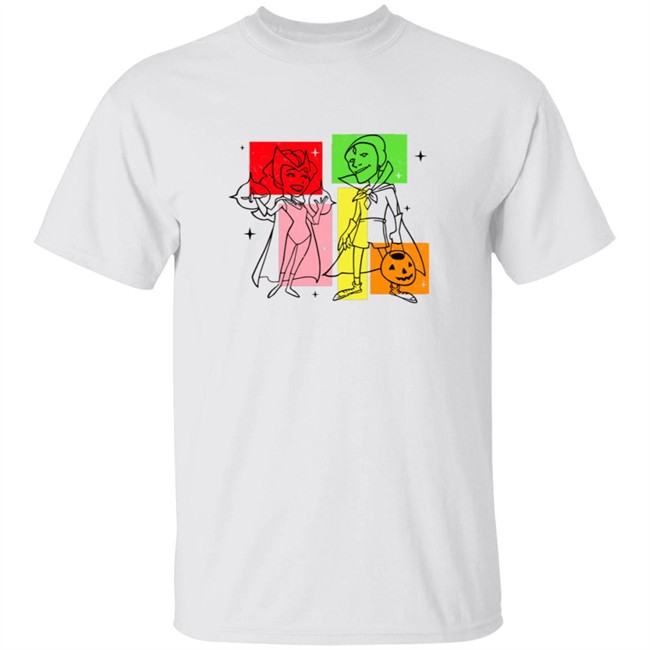 Marvel WandaVision Wanda And Vision 50s Tee Shirt
