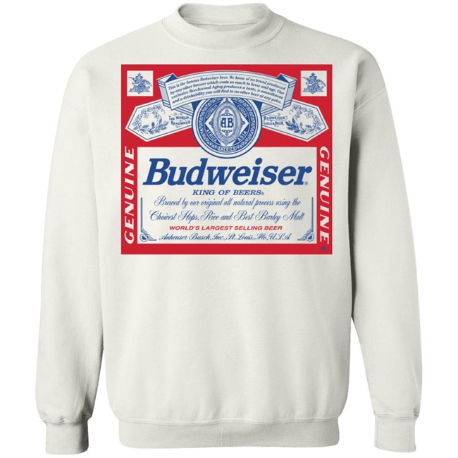 Vintage Junk Food Budweiser White T Shirt Vintage Junk Food Budweiser White T Shirt