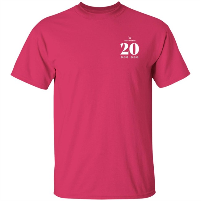 Alen Walker Merch 20 Million Edition Tee Shirt Alen Walker Merch 20 Million Edition Tee Shirt
