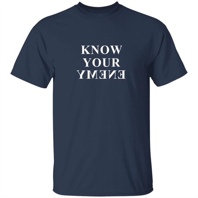 Barriers World Wide Merch Know Your Enemy Black T Shirt Barriers World Wide Merch Know Your Enemy Black T Shirt