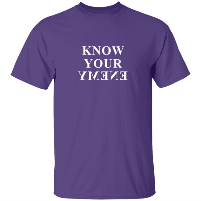 Barriers World Wide Merch Know Your Enemy Black T Shirt Barriers World Wide Merch Know Your Enemy Black T Shirt