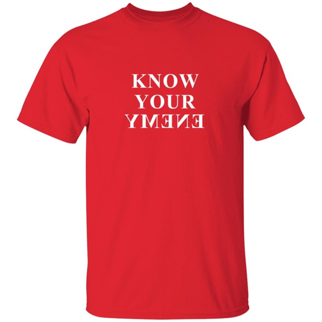 Barriers World Wide Merch Know Your Enemy Black T Shirt Barriers World Wide Merch Know Your Enemy Black T Shirt