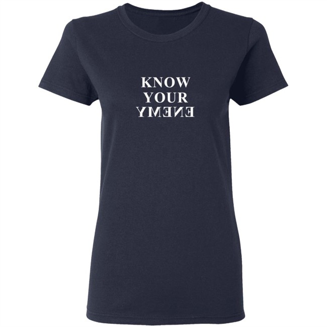 Barriers World Wide Merch Know Your Enemy Black T Shirt Barriers World Wide Merch Know Your Enemy Black T Shirt