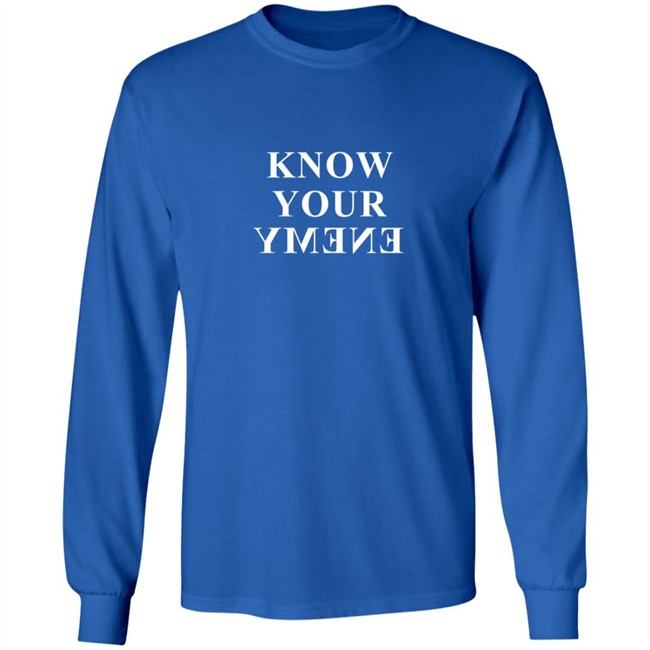 Barriers World Wide Merch Know Your Enemy Black T Shirt Barriers World Wide Merch Know Your Enemy Black T Shirt