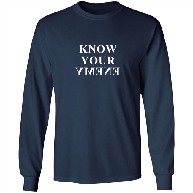 Barriers World Wide Merch Know Your Enemy Black T Shirt Barriers World Wide Merch Know Your Enemy Black T Shirt