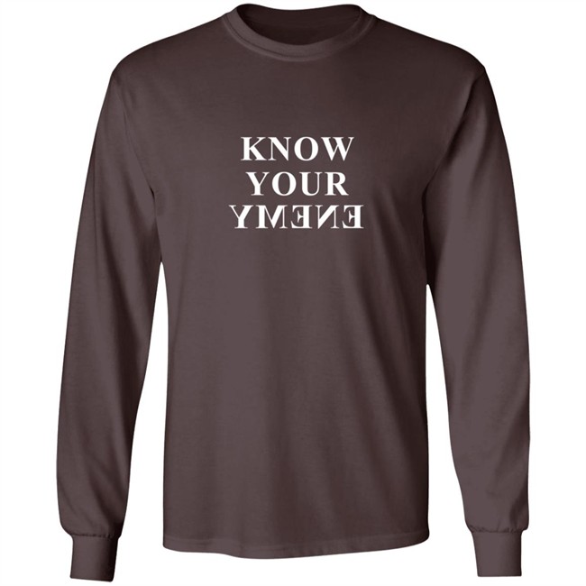 Barriers World Wide Merch Know Your Enemy Black T Shirt Barriers World Wide Merch Know Your Enemy Black T Shirt