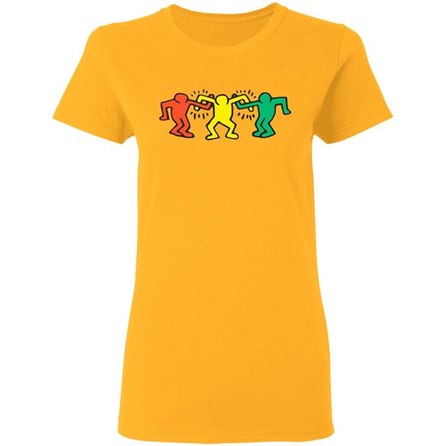 Keith Haring Hoodie Dancing People Raze White Sweatshirt Keith Haring Hoodie Dancing People Raze White Sweatshirt